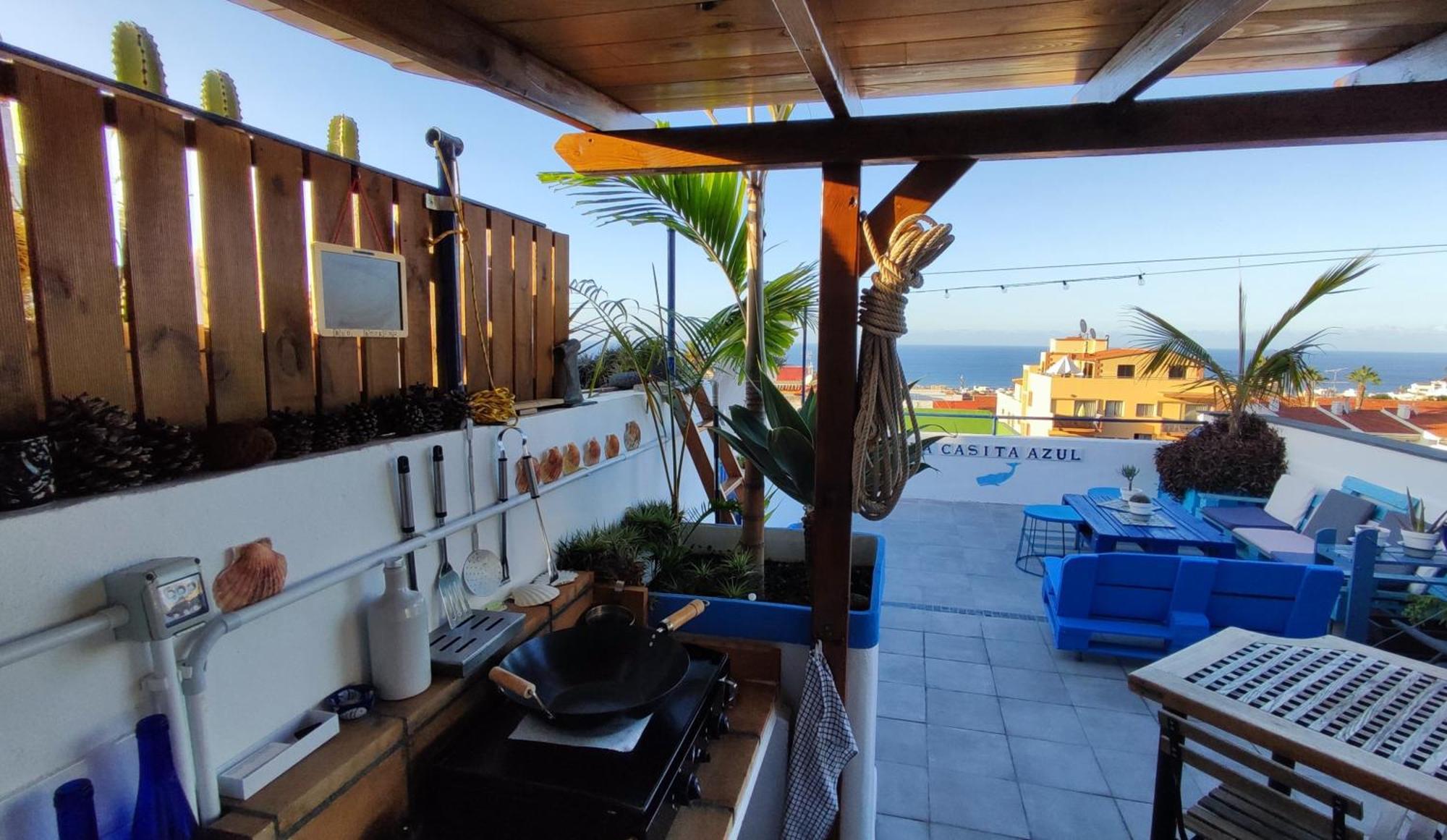 La Haciendita De La Casita Azul 푸에르토 드 라 크루즈 외부 사진